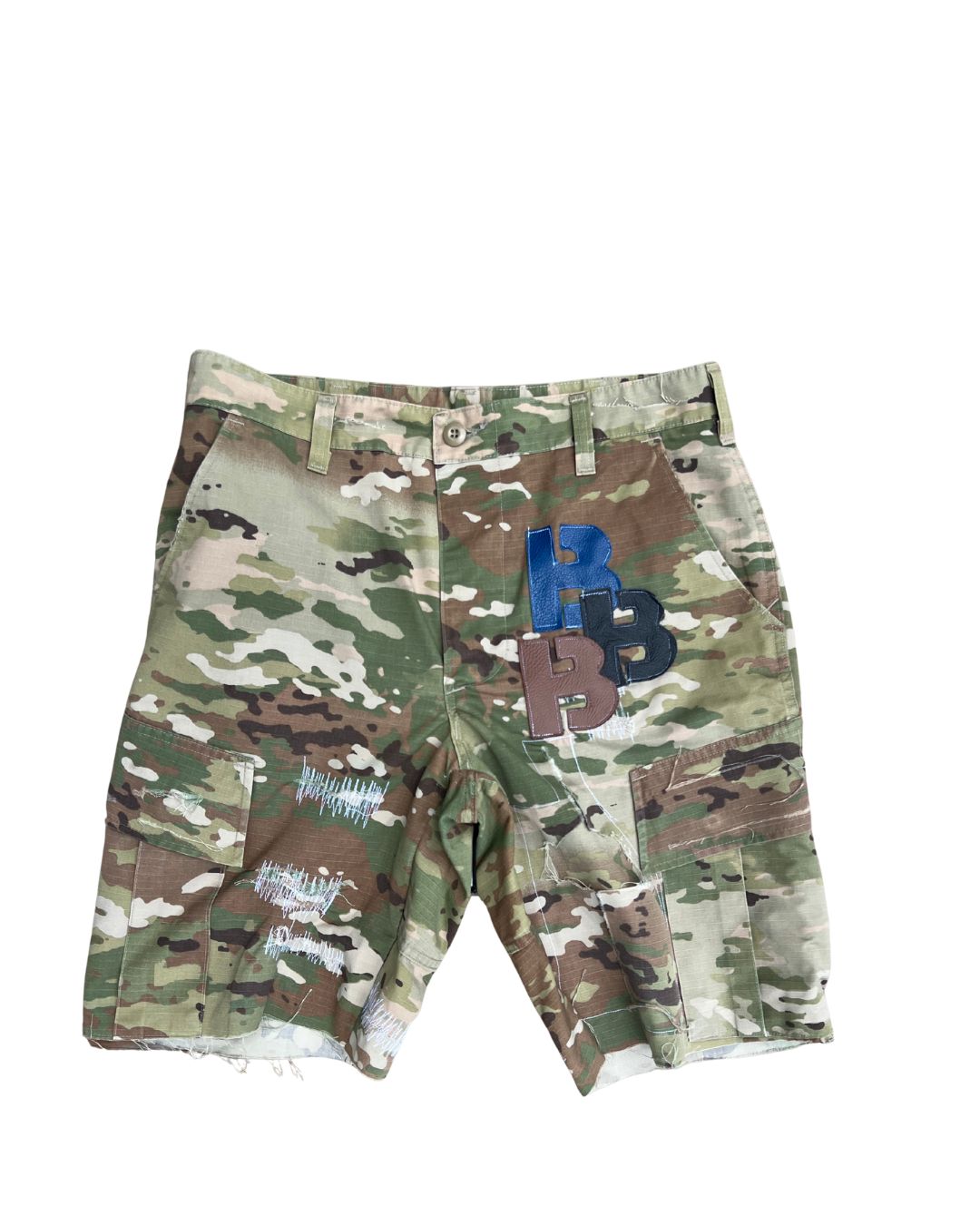 BANNED CAMO CARGO SHORTS