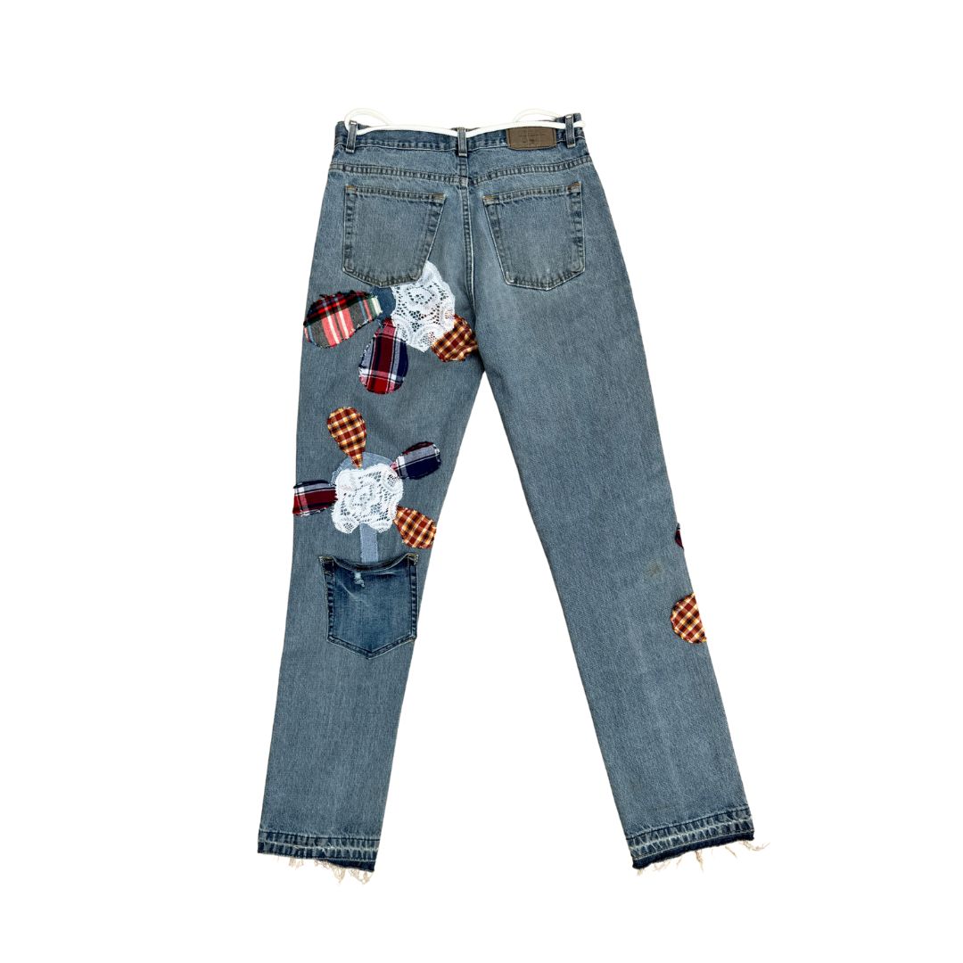 RUST AND THREAD FLOWER POT DENIM