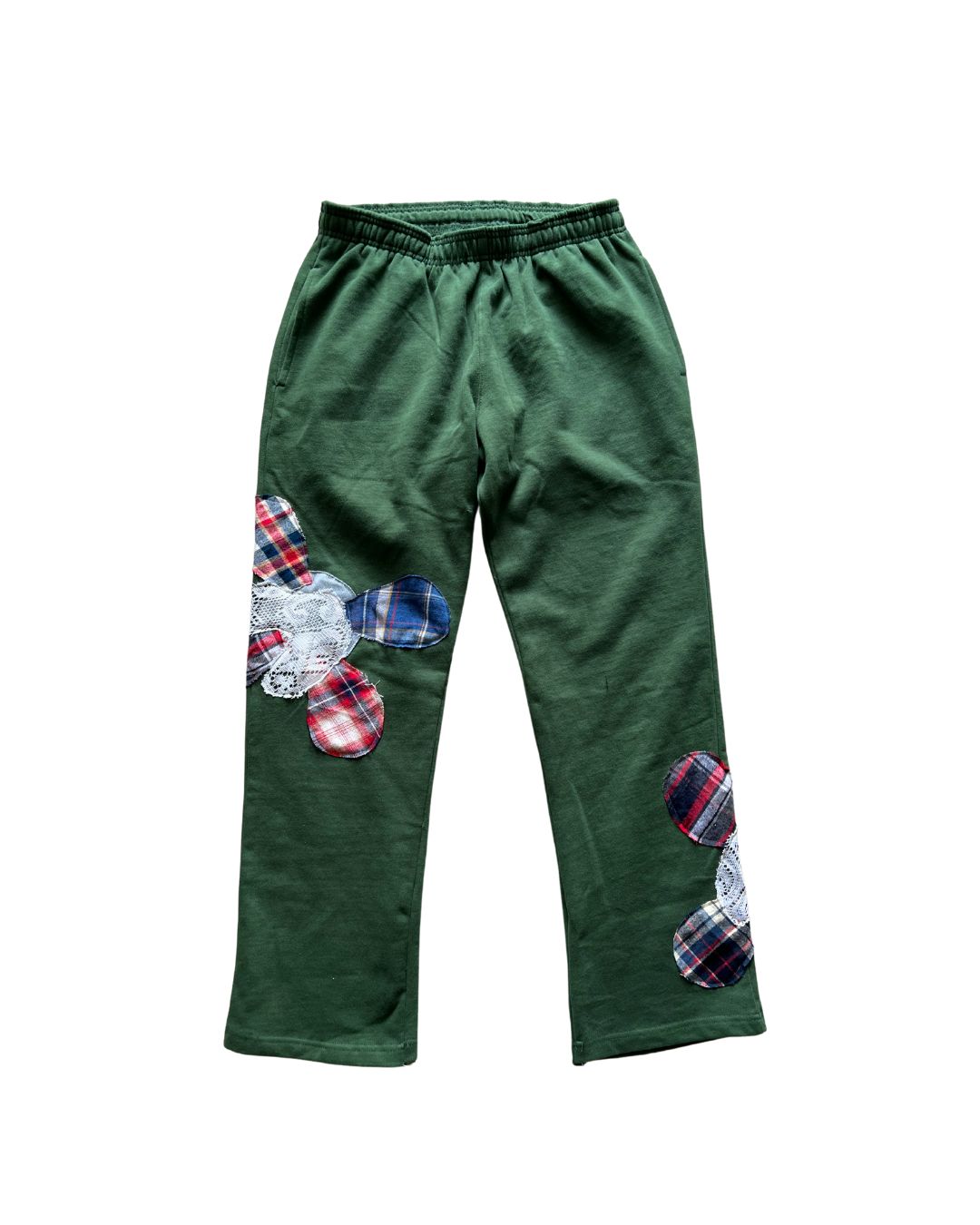 RUST AND THREAD FLOWER SWEATPANTS