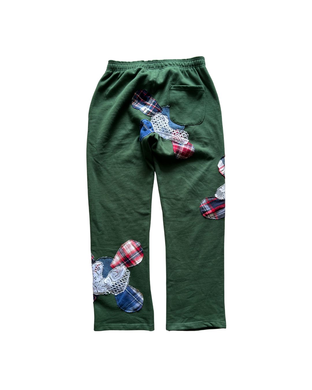 RUST AND THREAD FLOWER SWEATPANTS