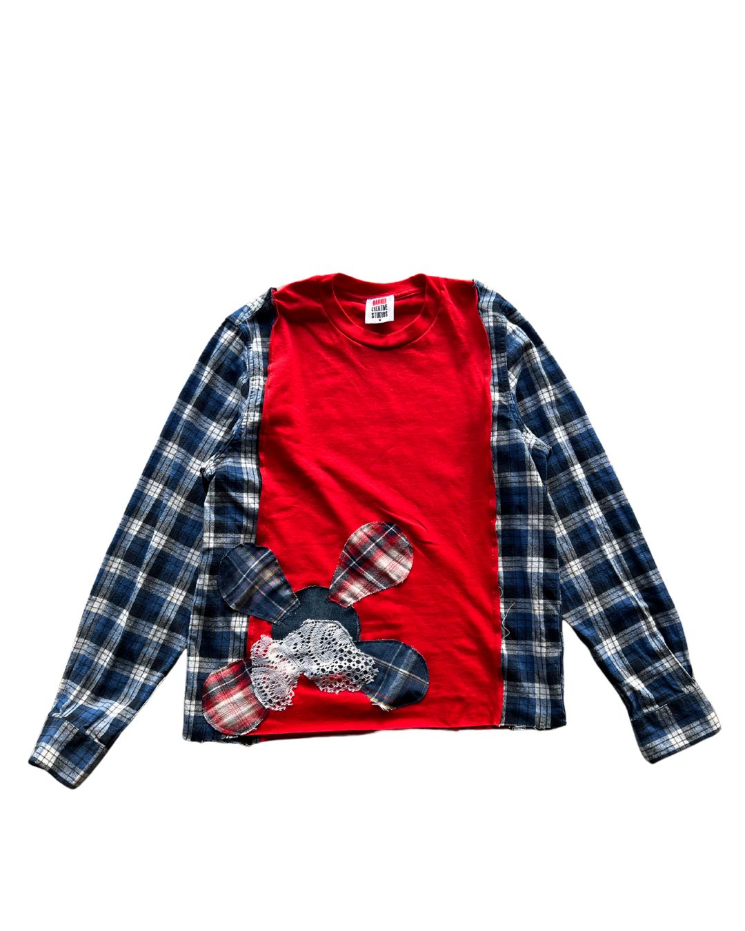 RUST AND THREAD FLOWER FLANNEL LONG SLEEVE 02
