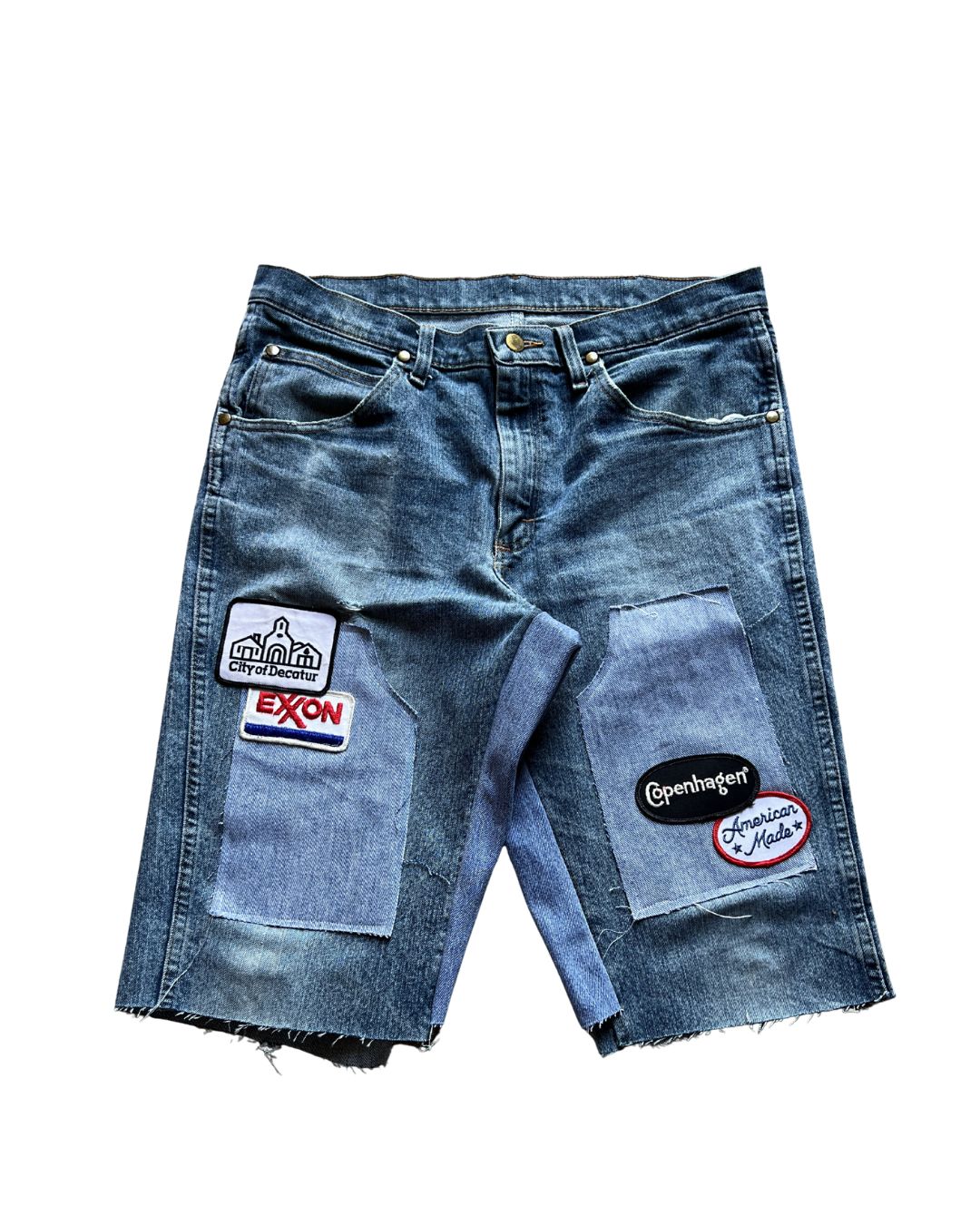 BANNED THREADWRECK DENIM SHORTS