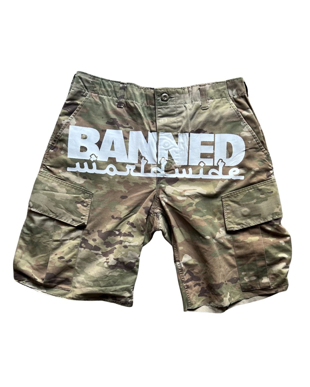BANNED INFANTRY WORLDWIDE CARGO SHORTS