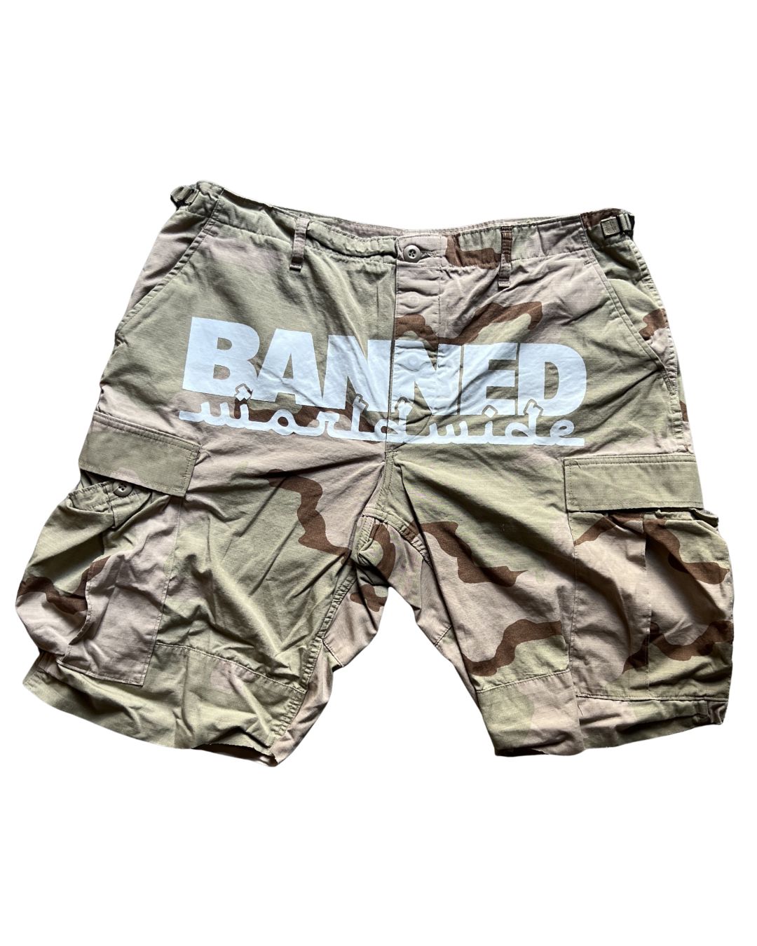 BANNED MILITARY COMBAT CARGO SHORTS