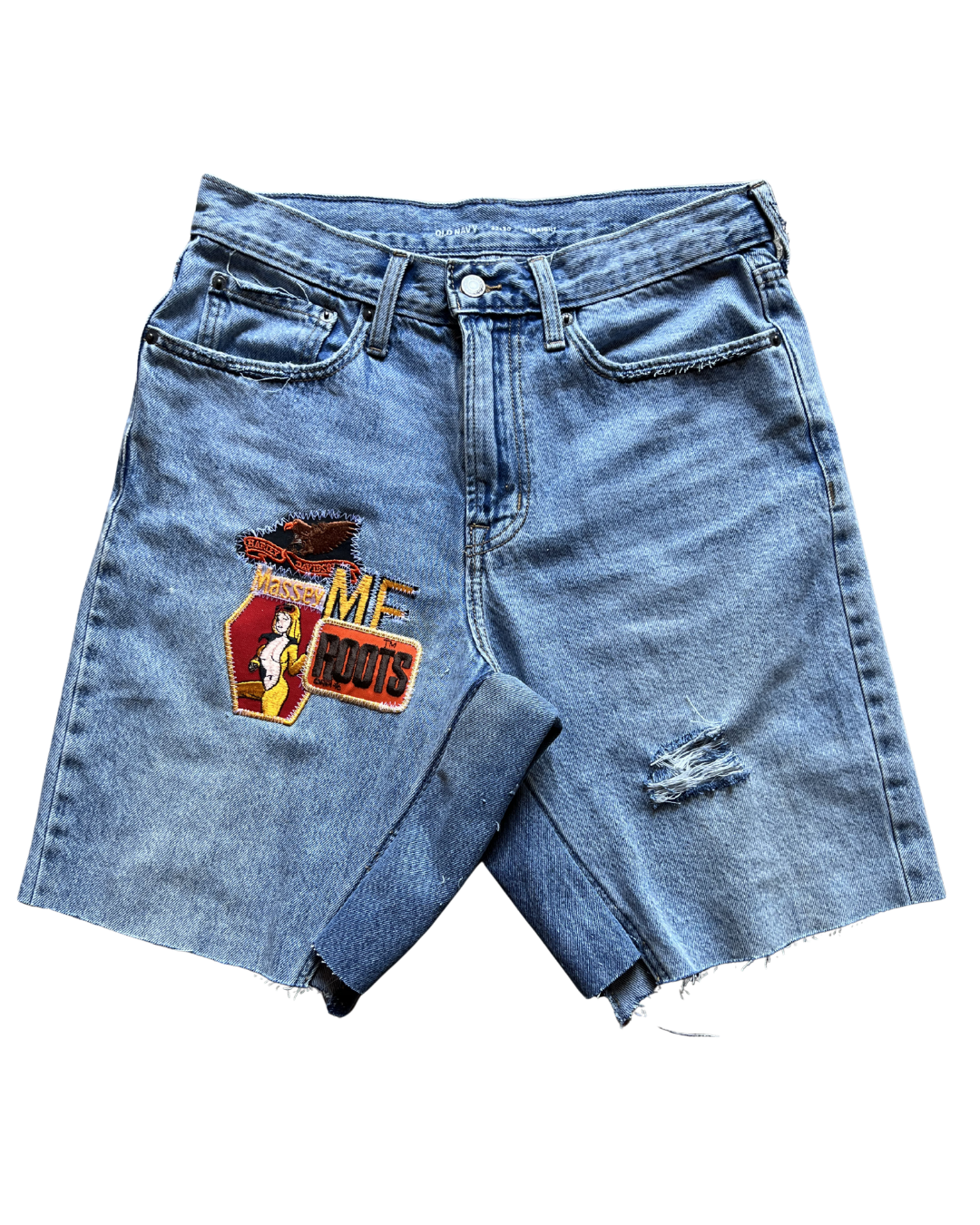BANNED RUSTPATCH DENIM SHORTS