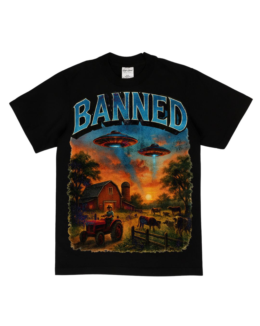 BANNED "UFO INVASION" TEE