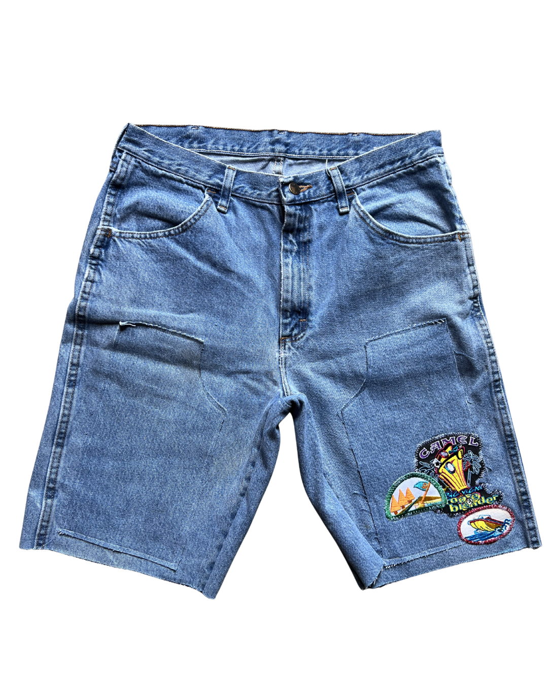 BANNED LUCKY STRIKE DENIM SHORTS
