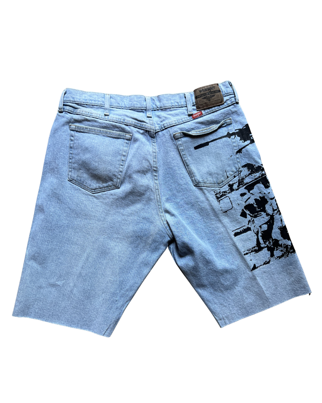 BANNED WARPATH DENIM SHORTS