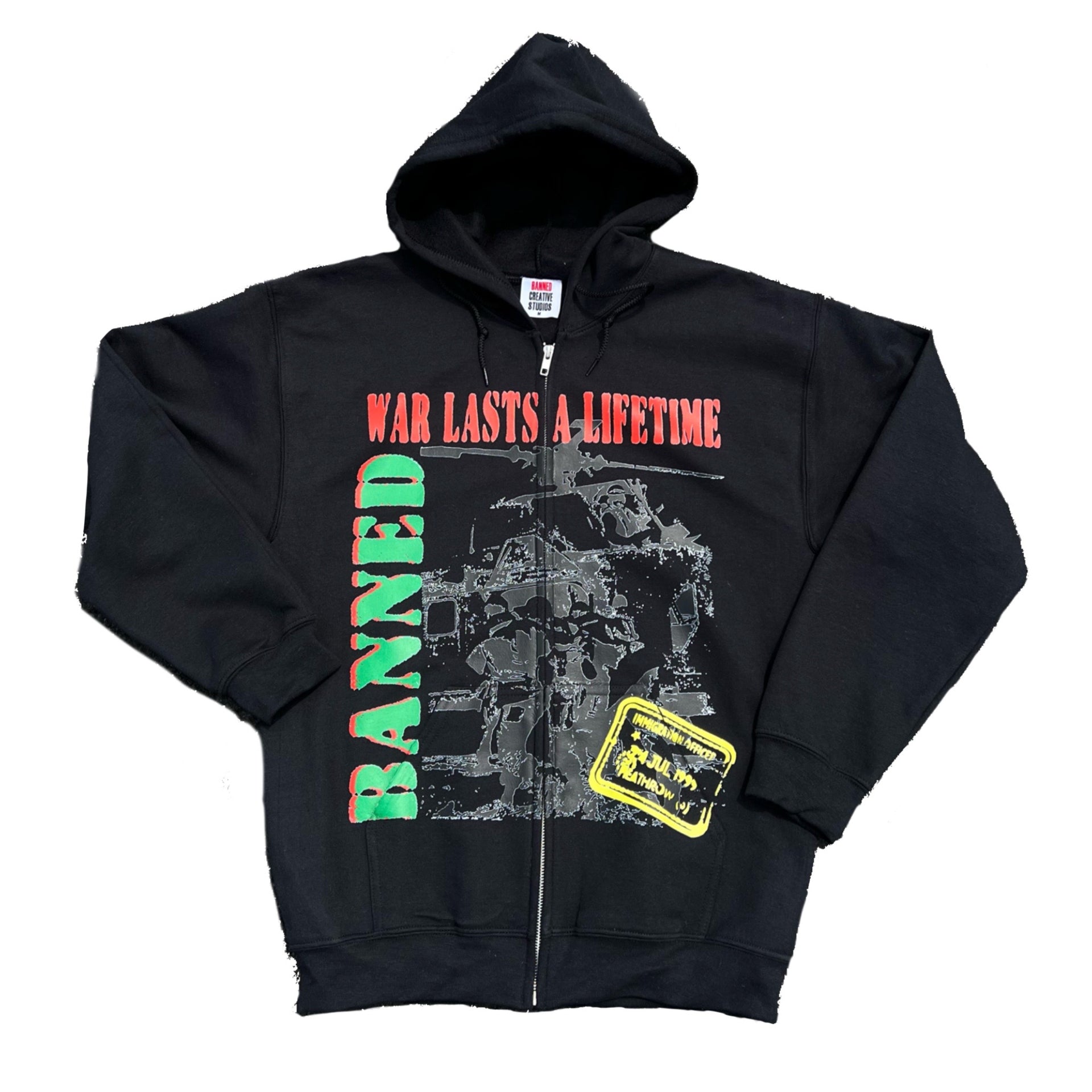 BANNED “Lifetime War” Hoodie (Black)